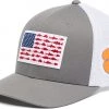 Columbia Men's Clemson Tigers Grey PFG Flag Mesh Fitted Hat 1 Columbia Men's Clemson Tigers Grey PFG Flag Mesh Fitted Hat -Columbia Sales Store unnamed file 3943