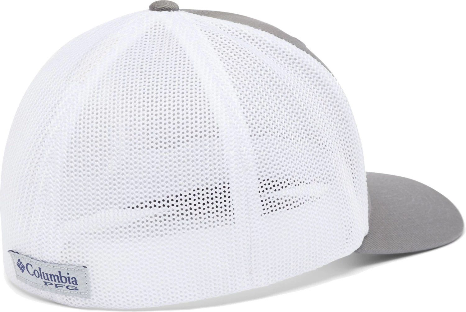 Columbia Men's Clemson Tigers Grey PFG Flag Mesh Fitted Hat 4 Columbia Men's Clemson Tigers Grey PFG Flag Mesh Fitted Hat - Image 2