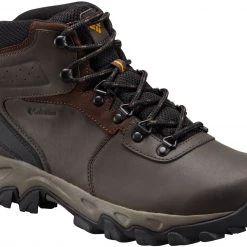 Columbia Men's Newton Ridge Plus II Waterproof Hiking Boots Dark Grey/green