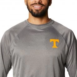 Columbia Men's Tennessee Volunteers Grey Terminal Tackle Long Sleeve T-Shirt 9 Columbia Men's Tennessee Volunteers Grey Terminal Tackle Long Sleeve T-Shirt -Columbia Sales Store unnamed file 3974
