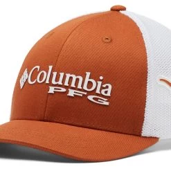Columbia Youth Texas Longhorns Burnt Orange PFG Mesh Adjustable Hat For Girls'