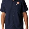 Columbia Men's Auburn Tigers Blue Slack Tide Button-Down Shirt -Columbia Sales Store unnamed file 3991