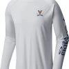 Columbia Men's Virginia Cavaliers White Terminal Tackle Long Sleeve T-Shirt -Columbia Sales Store unnamed file 3999