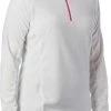 Columbia Women's Tested Tough In Pink Glacial Half Zip Pullover Sea Salt/pink Ice 1 Columbia Women's Tested Tough In Pink Glacial Half Zip Pullover Sea Salt/pink Ice -Columbia Sales Store unnamed file 4009