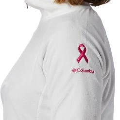 Columbia Women's Tested Tough In Pink Glacial Half Zip Pullover Sea Salt/pink Ice -Columbia Sales Store unnamed file 4011