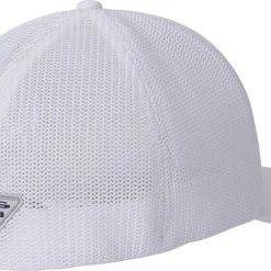 Columbia Men's Alabama Crimson Tide PFG Mesh Fitted White Hat -Columbia Sales Store unnamed file 4013