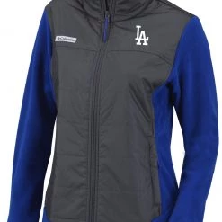 Columbia Women's Los Angeles Dodgers Blue Full-Zip Fleece Jacket