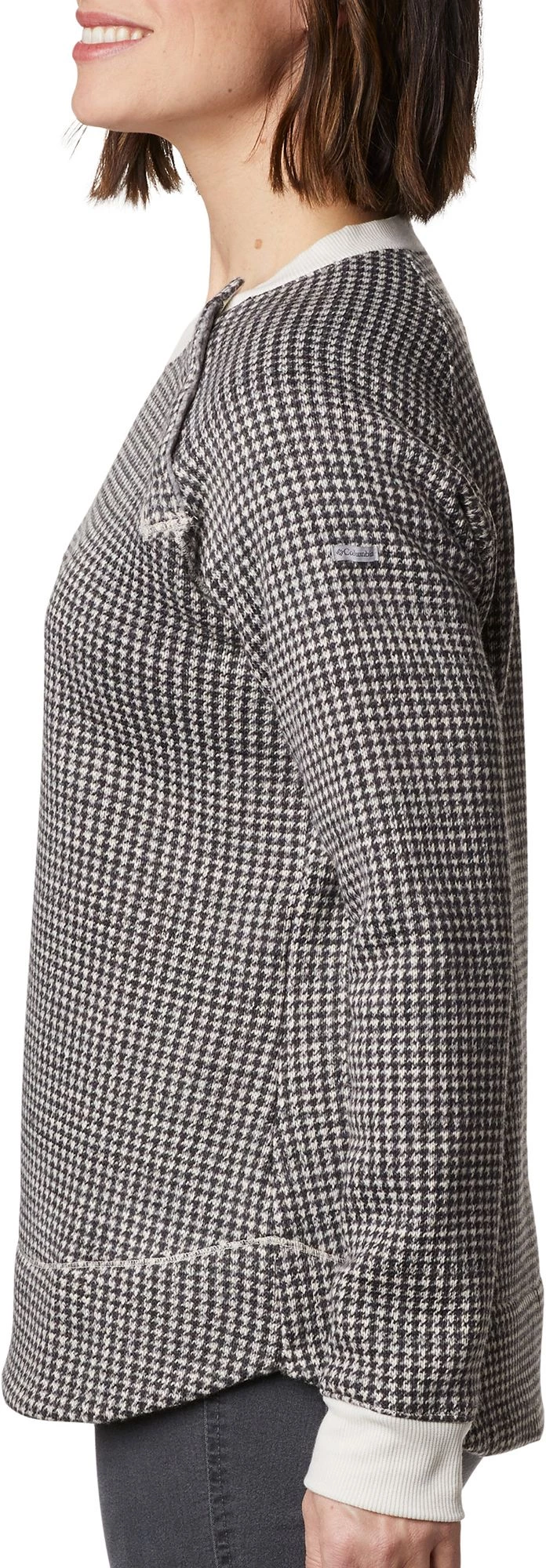 Columbia Women's Chillin Sweater Chalk Houndstooth 5 Columbia Women's Chillin Sweater Chalk Houndstooth - Image 3