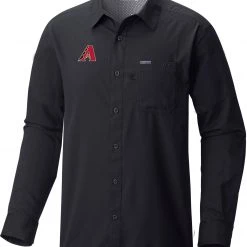 Columbia Men's Arizona Diamondbacks Black Slack Tide Long Sleeve T-Shirt