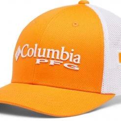 Columbia Youth Tennessee Volunteers Tennessee Orange PFG Mesh Adjustable Hat For Boys'
