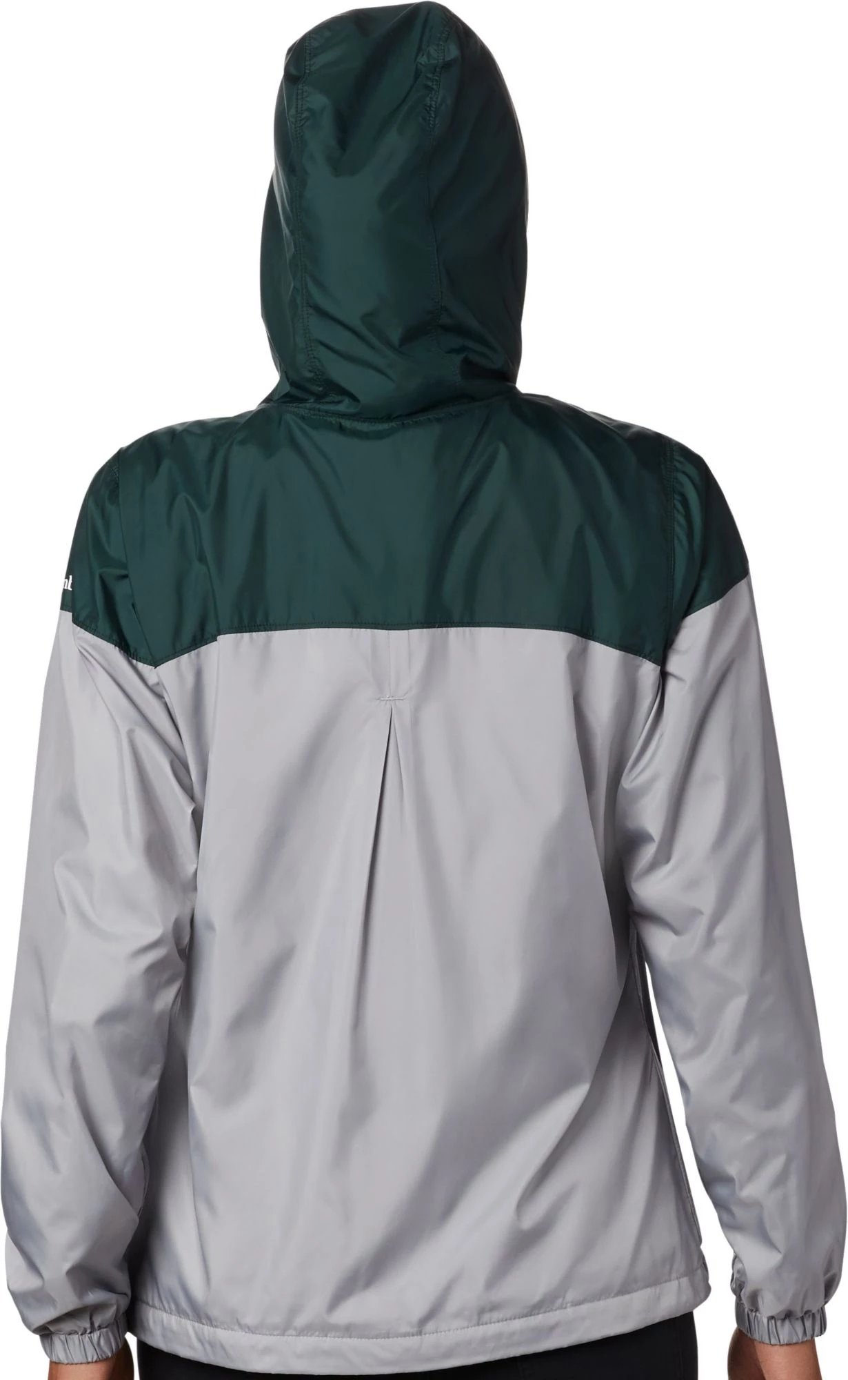 Columbia Women's Michigan State Spartans Green/Grey CLG Flash Forward Lined Jacket 4 Columbia Women's Michigan State Spartans Green/Grey CLG Flash Forward Lined Jacket - Image 2