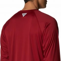 Columbia Men's South Carolina Gamecocks Garnet Terminal Tackle Long Sleeve T-Shirt -Columbia Sales Store unnamed file 4073