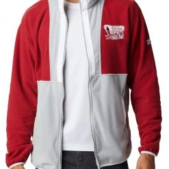 Columbia Men's Oklahoma Sooners Crimson Back Bowl Full-Zip Fleece Jacket