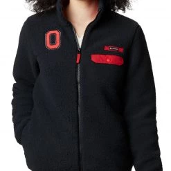 Columbia Women's Ohio State Mountain Side Heavyweight Full-Zip Black Jacket
