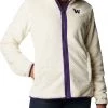 Columbia Women's Washington Huskies White Fire Side Sherpa Full-Zip Jacket -Columbia Sales Store unnamed file 4098
