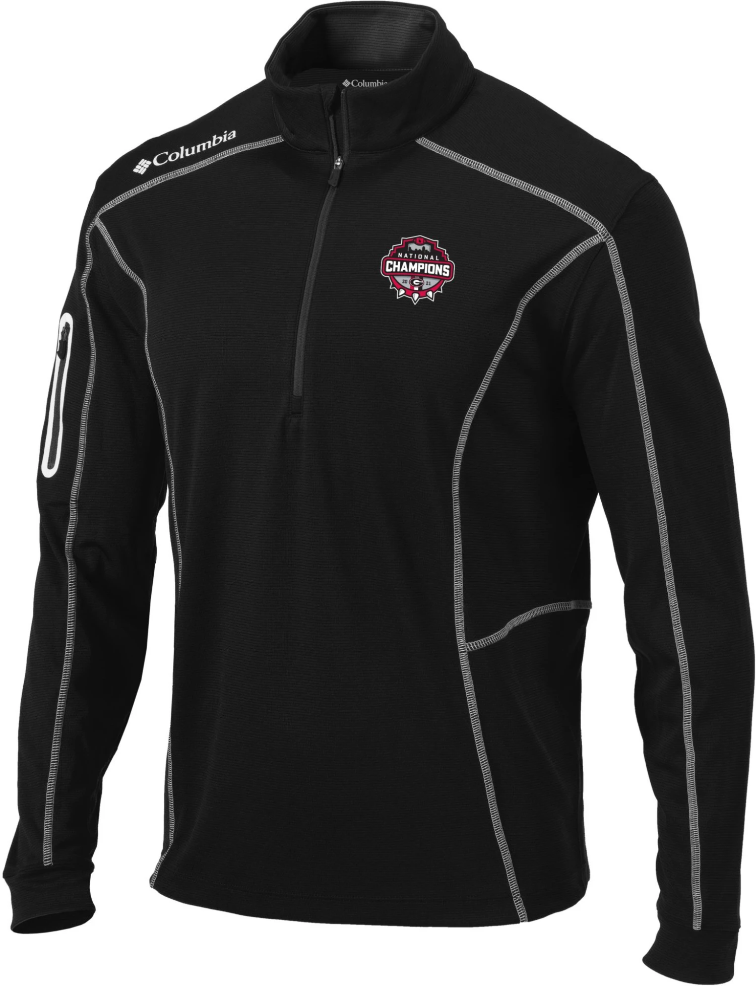 Columbia Men's 2021 National Champions Georgia Bulldogs Shotgun Quarter-Zip 3 Columbia Men's 2021 National Champions Georgia Bulldogs Shotgun Quarter-Zip
