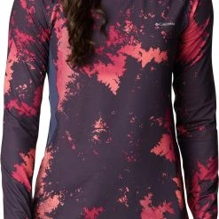 Columbia Women's Omni-Heat Infinity Knit Long Sleeve Crewneck Shirt Nocturnal Lookup Print