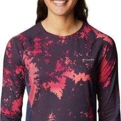 Columbia Women's Omni-Heat Infinity Knit Long Sleeve Crewneck Shirt Nocturnal Lookup Print -Columbia Sales Store unnamed file 4143