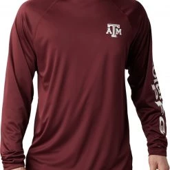 Columbia Men's Texas A&M Aggies Maroon Terminal Tackle Long Sleeve T-Shirt