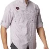Columbia Men's Texas A&M Aggies Maroon Gingham Long Sleeve Tamiami Shirt -Columbia Sales Store unnamed file 4162