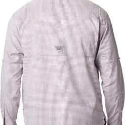 Columbia Men's Texas A&M Aggies Maroon Gingham Long Sleeve Tamiami Shirt 5 Columbia Men's Texas A&M Aggies Maroon Gingham Long Sleeve Tamiami Shirt -Columbia Sales Store unnamed file 4163