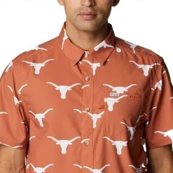Columbia Men's Texas Longhorns Burnt Orange Super Slack Button Down Shirt 8 Columbia Men's Texas Longhorns Burnt Orange Super Slack Button Down Shirt -Columbia Sales Store unnamed file 4167