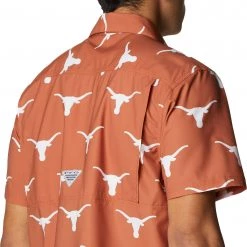 Columbia Men's Texas Longhorns Burnt Orange Super Slack Button Down Shirt 10 Columbia Men's Texas Longhorns Burnt Orange Super Slack Button Down Shirt -Columbia Sales Store unnamed file 4169