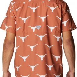 Columbia Men's Texas Longhorns Burnt Orange Super Slack Button Down Shirt 11 Columbia Men's Texas Longhorns Burnt Orange Super Slack Button Down Shirt -Columbia Sales Store unnamed file 4170