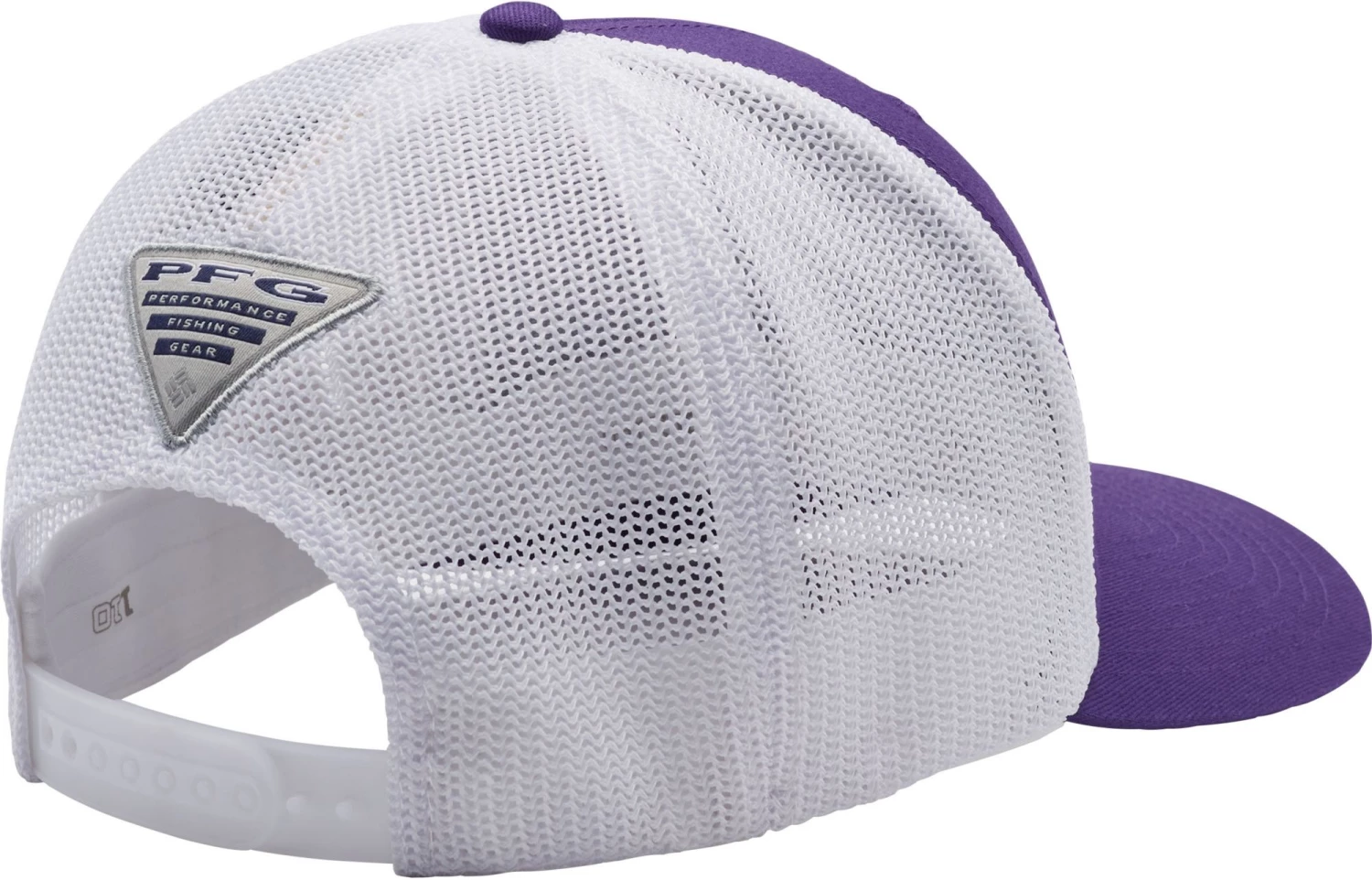 Columbia Men's East Carolina Pirates Purple PFG Mesh Fitted Hat 4 Columbia Men's East Carolina Pirates Purple PFG Mesh Fitted Hat - Image 2