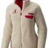Columbia Women's Alabama Crimson Tide Mountainside Full-Zip White Jacket -Columbia Sales Store unnamed file 4193