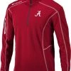 Columbia Men's Alabama Crimson Tide Crimson Shotgun Quarter-Zip Shirt