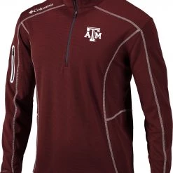Columbia Men's Texas A&M Aggies Maroon Shotgun Quarter-Zip Shirt