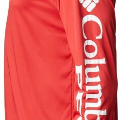 Columbia Men's Ohio State Buckeyes Scarlet Terminal Tackle Long Sleeve T-Shirt -Columbia Sales Store unnamed file 4209