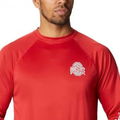 Columbia Men's Ohio State Buckeyes Scarlet Terminal Tackle Long Sleeve T-Shirt -Columbia Sales Store unnamed file 4210