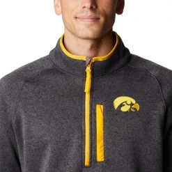 Columbia Men's Iowa Hawkeyes Black Canyon Point Half-Zip Pullover Fleece Jacket 8 Columbia Men's Iowa Hawkeyes Black Canyon Point Half-Zip Pullover Fleece Jacket -Columbia Sales Store unnamed file 4220