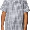 Columbia Men's Penn State Nittany Lions Blue Rapid Rivers Button Down Shirt -Columbia Sales Store unnamed file 4222