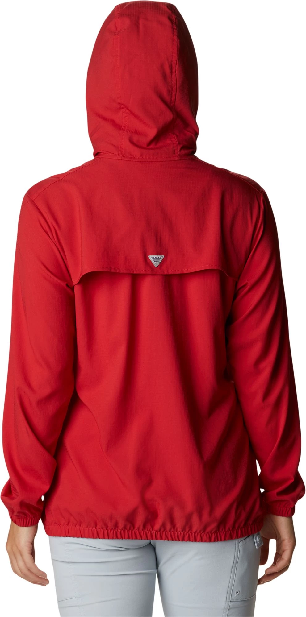 Columbia Women's Ohio State Buckeyes Red Tamiami Quarter-Snap Long Sleeve Hooded Shirt 7 Columbia Women's Ohio State Buckeyes Red Tamiami Quarter-Snap Long Sleeve Hooded Shirt - Image 5