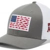 Columbia Men's Texas A&M Aggies Grey PFG Fish Flag Mesh Fitted Hat -Columbia Sales Store unnamed file 4239