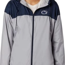 Columbia Women's Penn State Nittany Lions Blue/Grey CLG Flash Forward Lined Jacket