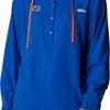 Columbia Women's Florida Gators Blue PFG Tamiami Quarter-Snap Long Sleeve Hooded Shirt 1 Columbia Women's Florida Gators Blue PFG Tamiami Quarter-Snap Long Sleeve Hooded Shirt -Columbia Sales Store unnamed file 4258