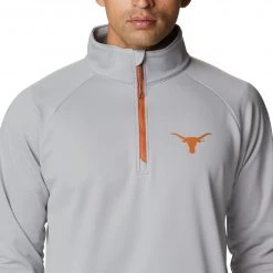 Columbia Men's Texas Longhorns Grey PFG Terminal Tackle Quarter-Zip Pullover Shirt -Columbia Sales Store unnamed file 4269