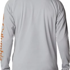 Columbia Men's Texas Longhorns Grey PFG Terminal Tackle Quarter-Zip Pullover Shirt -Columbia Sales Store unnamed file 4271