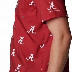 Columbia Men's Alabama Crimson Tide Crimson CLG Super Slack Tide™ Short Sleeve Shirt -Columbia Sales Store unnamed file 4274