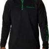 Columbia Men's Oregon Ducks Black PFG Terminal Tackle Quarter-Zip Pullover Shirt -Columbia Sales Store unnamed file 4282