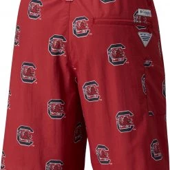 Columbia Men's South Carolina Gamecocks Garnet Backcast II Printed Performance Shorts -Columbia Sales Store unnamed file 4288