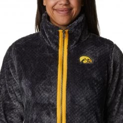 Columbia Women's Iowa Hawkeyes Black Fire Side Sherpa Full-Zip Jacket -Columbia Sales Store unnamed file 4303