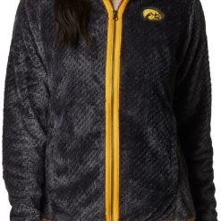 Columbia Women's Iowa Hawkeyes Black Fire Side Sherpa Full-Zip Jacket -Columbia Sales Store unnamed file 4305