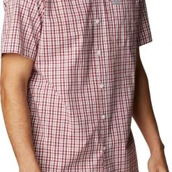 Columbia Men's Alabama Crimson Tide Crimson Rapid Rivers Button Down Shirt -Columbia Sales Store unnamed file 4315