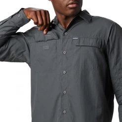 Columbia Men's Silver Ridge 2.0 Long Sleeve Shirt (Regular And Big & Tall) Grill -Columbia Sales Store unnamed file 4321
