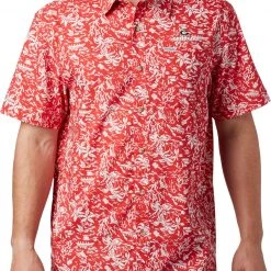 Columbia Men's Georgia Bulldogs Red Super Slack Tide Button-Down Shirt